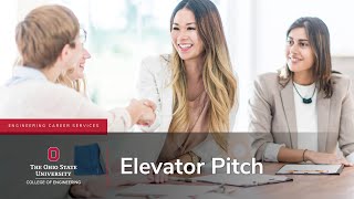 Networking: Elevator Pitch