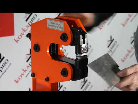 Стретчер для металла STALEX FSM-16 в работе