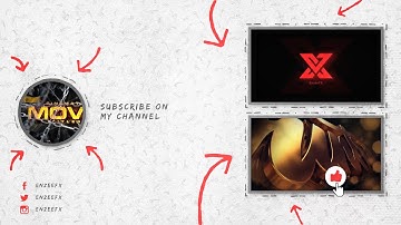 4k Cool YouTube Endscreen / outro template for After Effects || Free Download