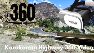 Land Sliding on Karakoram Highway vr 360 Video | Karakoram Highway vr 360 Video | #karakoramhighway