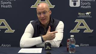 2025-26 Akron Zips Men's Basketball Post-Game Press Conference vs. W. Michigan - 1/17/26 - Coach