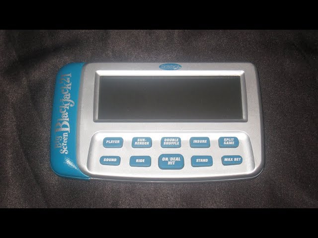 Jeu électronique Radica - Blackjack 21 Portable - Grand écran - Jouet Casino