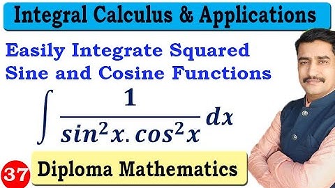 Easily Integrate Squared Sine and Cosine Functions