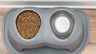 Elevated Bowls for Better Health! WeatherTech Pet Feeding System (8" High Stand)