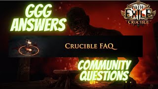 [POE 3.21 News] Crucible FAQ - Some answers on masteries, boss kill event, and stance dancing