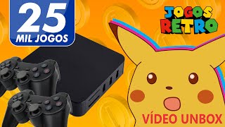 Console Retro Game 25 Mil Jogos 2 Controles Promoção imperdível Envio -  JOGOS RETRO