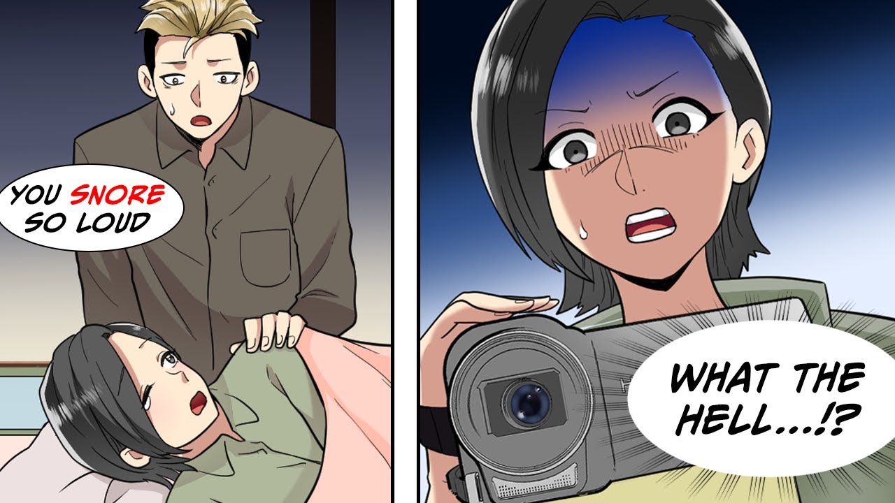 My boyfriend complains about my snoring, but actually... [Manga Dub