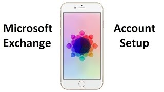 This is a video showing the process of adding microsoft exchange
account to an apple mobile device.