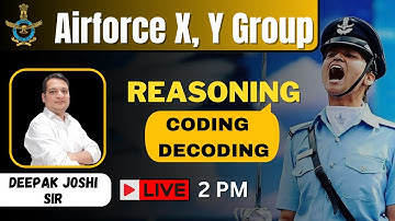 CODING DECODING | Reasoning | सिर्फ 1 ही Trick से सारे प्रश्न Solve by Deepak sir