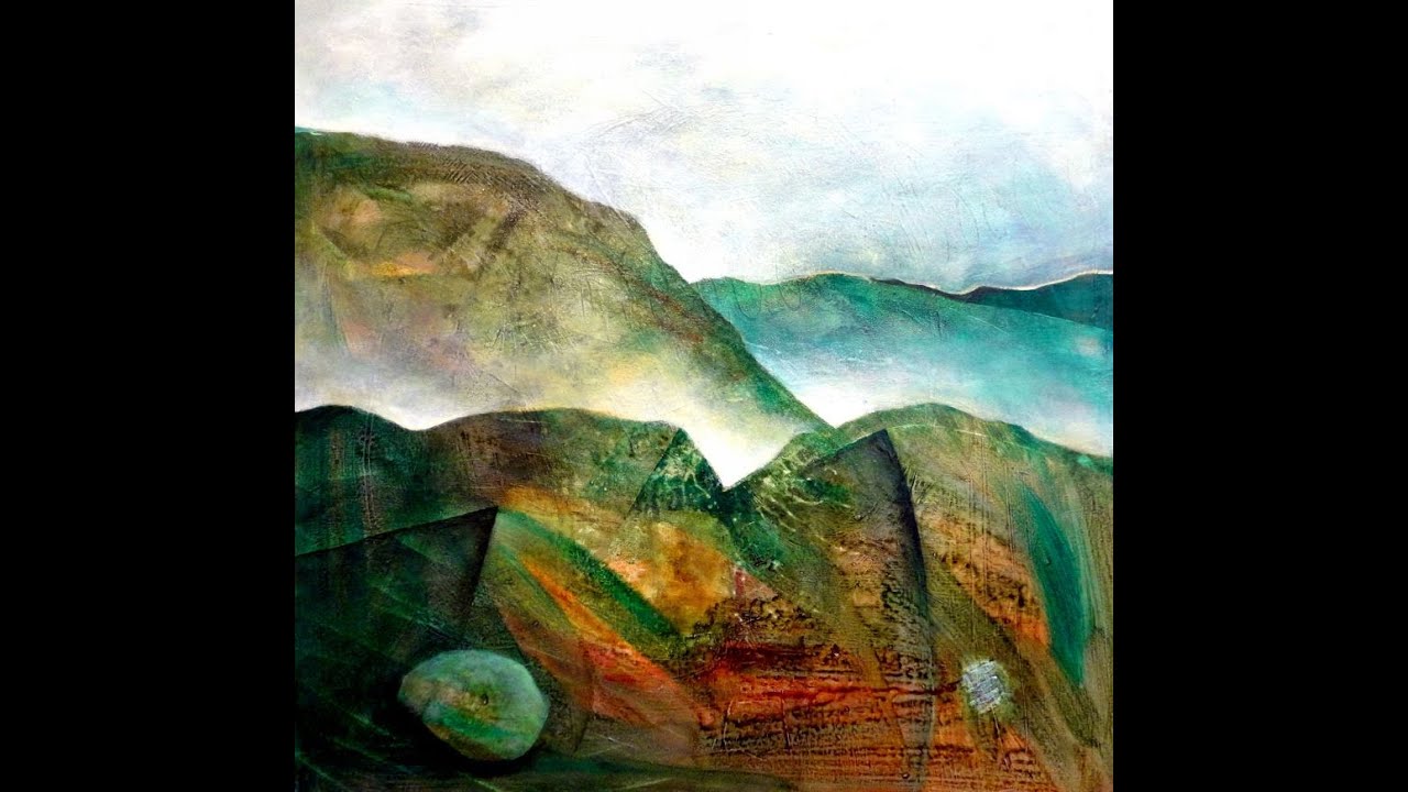 Berglandschaft in Grün - Mountain Hills in Green