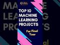 Machine Learning Projects for Final Year Students 🧑‍💻 Code...