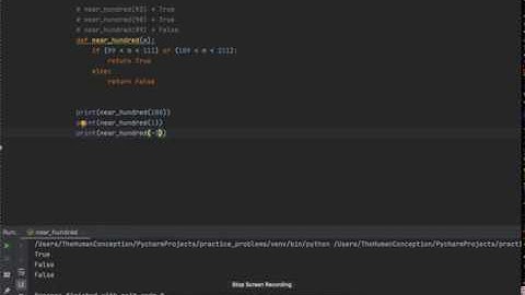 Coding Bat near hundred Python Warmup 1