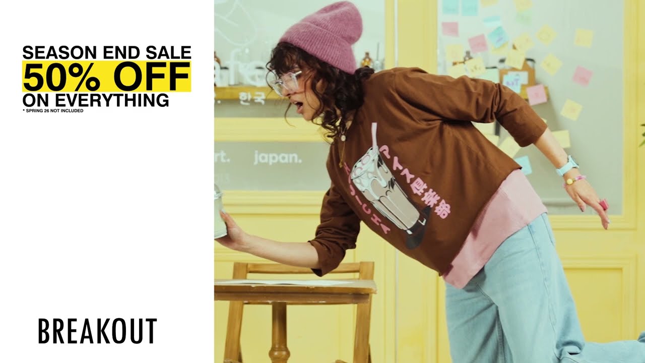SEASON END SALE 50% OFF - ON EVERYTHING | BREAKOUT 