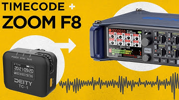 Timecode on Zoom F8 | Deity TC-1 + Zoom F8