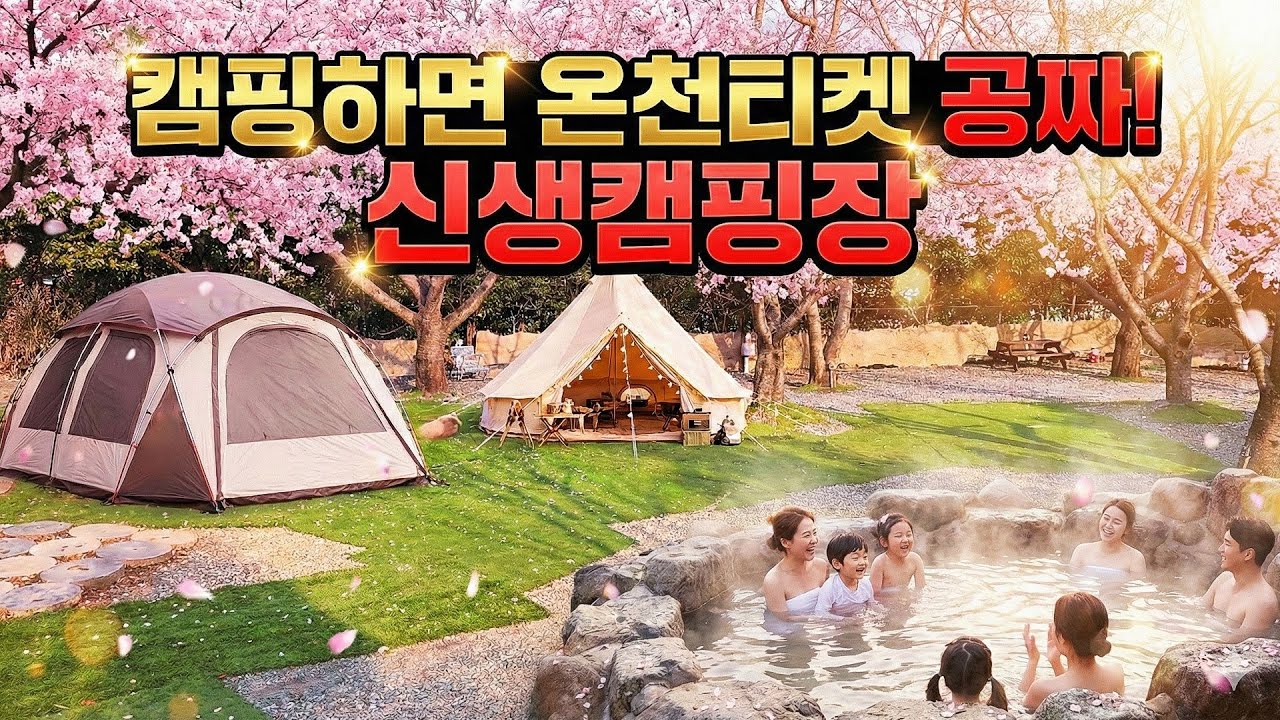 부곡하와이 부곡온천 부근 부산근교캠핑장 신설 부곡허브농원캠핑장