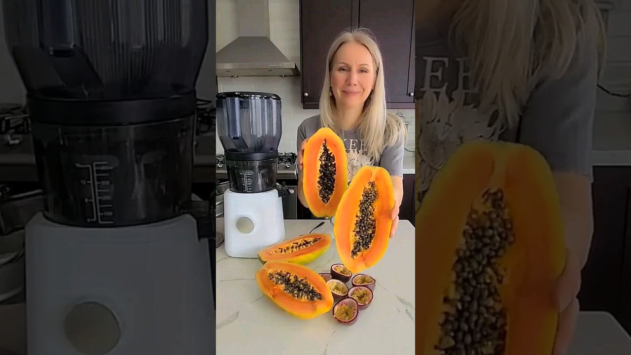 Сок из папайи и маракуйи способствует пищеварению в кишечнике. 