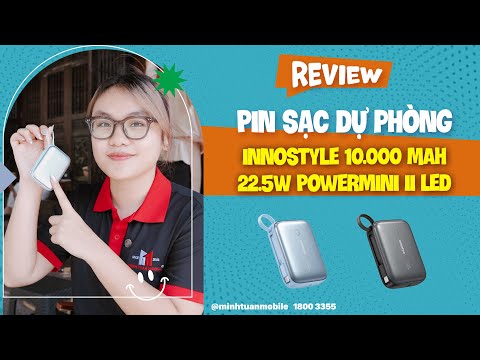 Pin sạc dự phòng Innostyle 10.000 mAh 22.5W PowerMini II Led