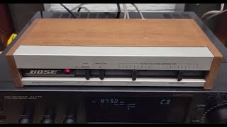 Bose 901 Series IV Active Equalizer Demo