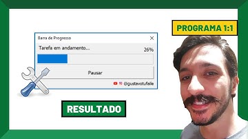 Live #017 [RESULTADO] - Como fazer uma Barra de Progresso em VBA Excel [PASSO A PASSO]