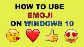 How to use Windows 10 Emoji | Heart Emoji | Sad Emoji | Kiss Emoji | Smile Emoji | Emojis | #Shorts screenshot 4