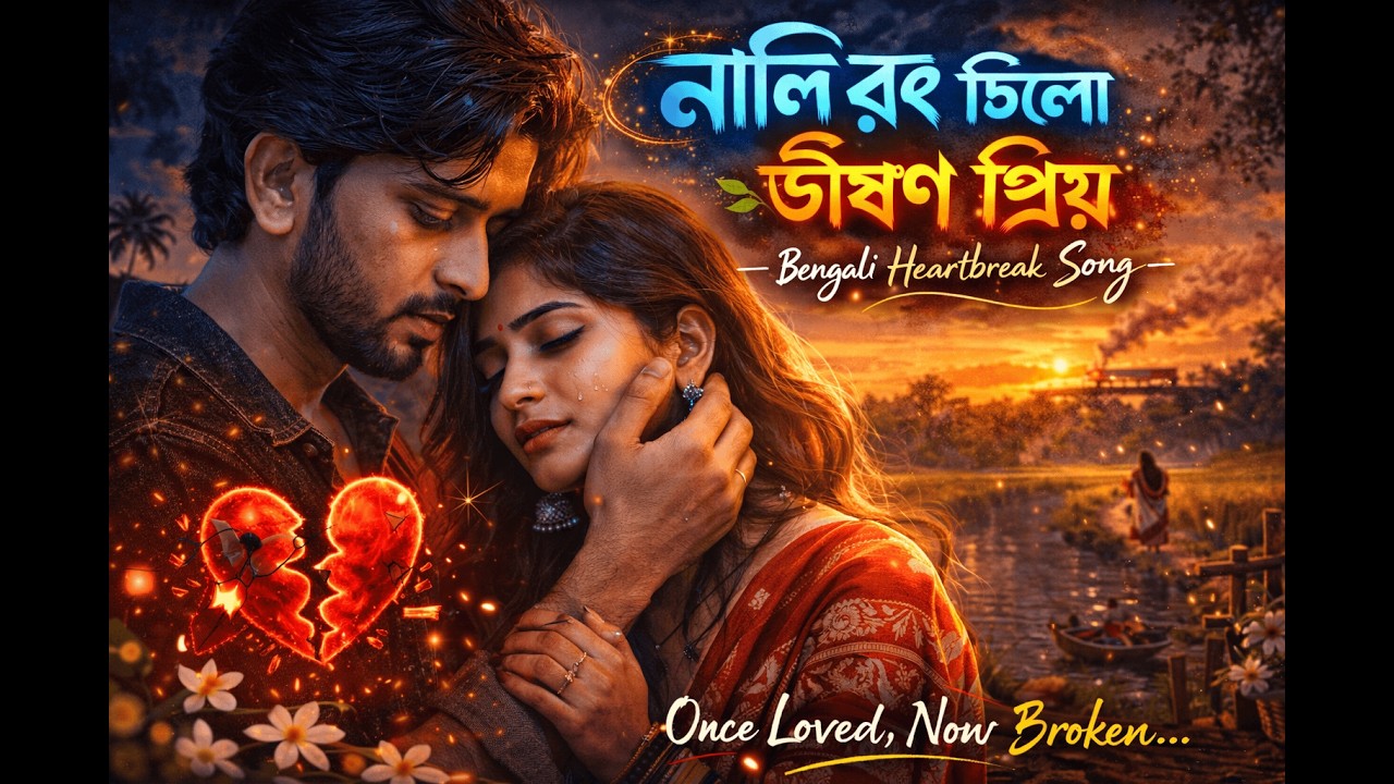 নীল রং… এখন বিষ | New Bengali Sad Song 2026 | Love Breakup Song  #bengalisadsongs #breakupsong
