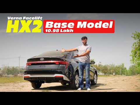 Hyundai Verna 2026 Facelift HX2 Base Model Review | Price, Features & Worth It? @borndrive