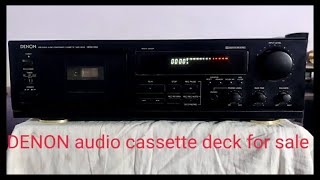 denon cassette player for sale price only 8000 my contact no 9873741192