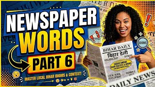 Newspaper words|vocab building|vocabulary
