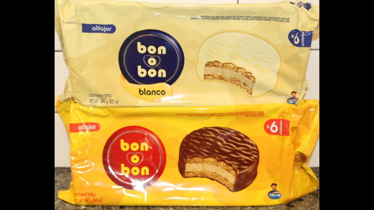 Alfajor Bon O Bon: White Chocolate & Milk Chocolate Review 