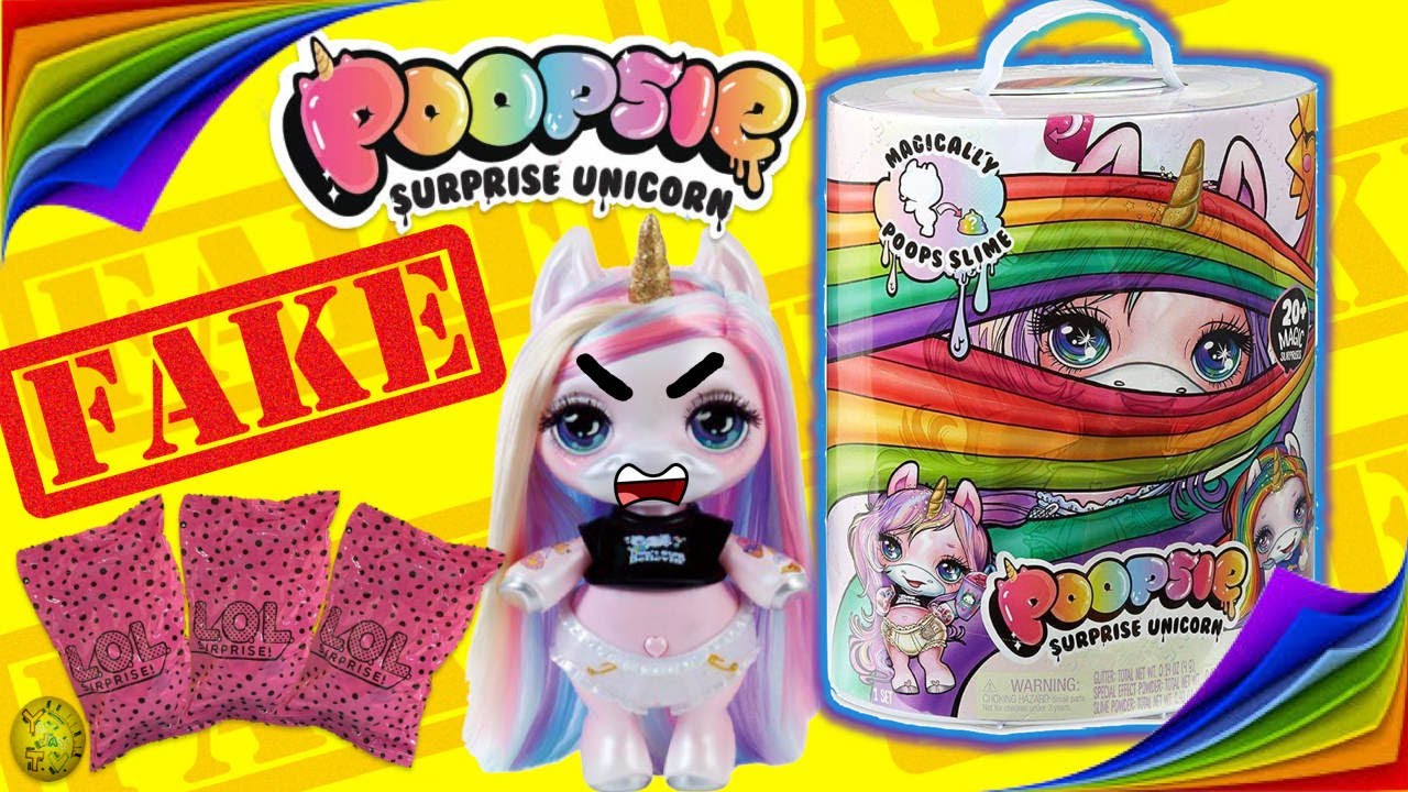 fake poopsie slime surprise