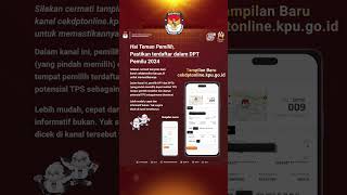 Cek langsung di cekdptonline.kpu.go.id dengan tampilan informasi baru di dalamnya
