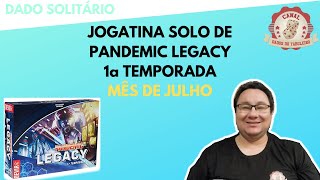 Dado Solitário - Jogatina Solo de Pandemic Legacy 1a Temporada - Mês de Julho screenshot 5