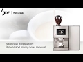 Barista one additional cleaning brewer and mixing bowl
