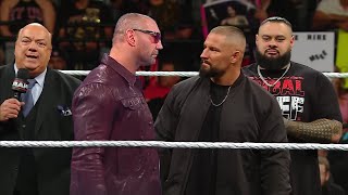 WWE 26 October 2025 Batista Returns & Confronts Bron Breakker, Bronson Reed, Highlights Today Review