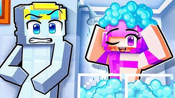 Using INVISIBILITY to Spy On My Crush in Minecraft!