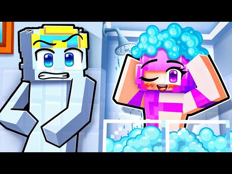 Using INVISIBILITY to Spy On My Crush in Minecraft!