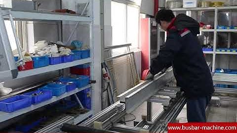 semi automatic busbar assembly line