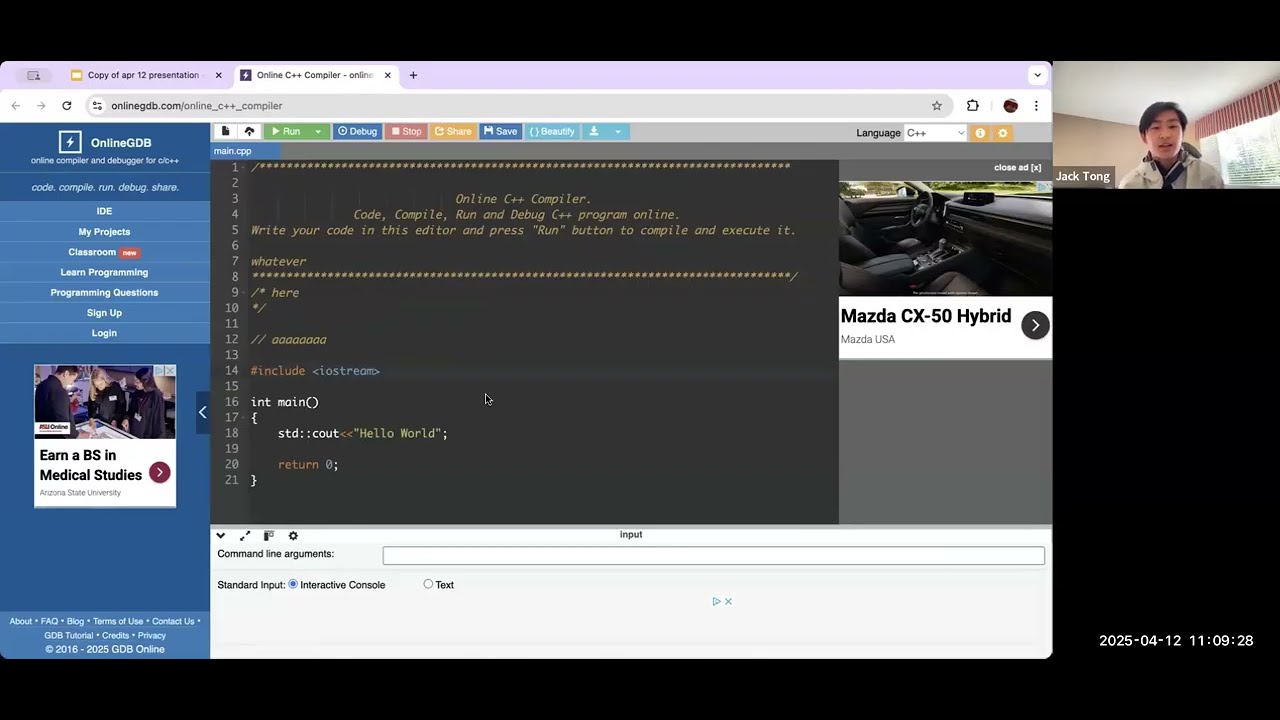 FH7 Intro to C++ Workshop highlights - YouTube