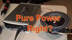 Review and test of the Boss Armor 1500m 1500 watt amp and the Pyle PLPW6D 6.5 Subwoofer 