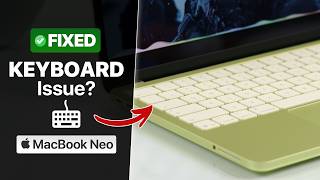 MacBook Neo: Keyboard Not Working Problem? Fix!