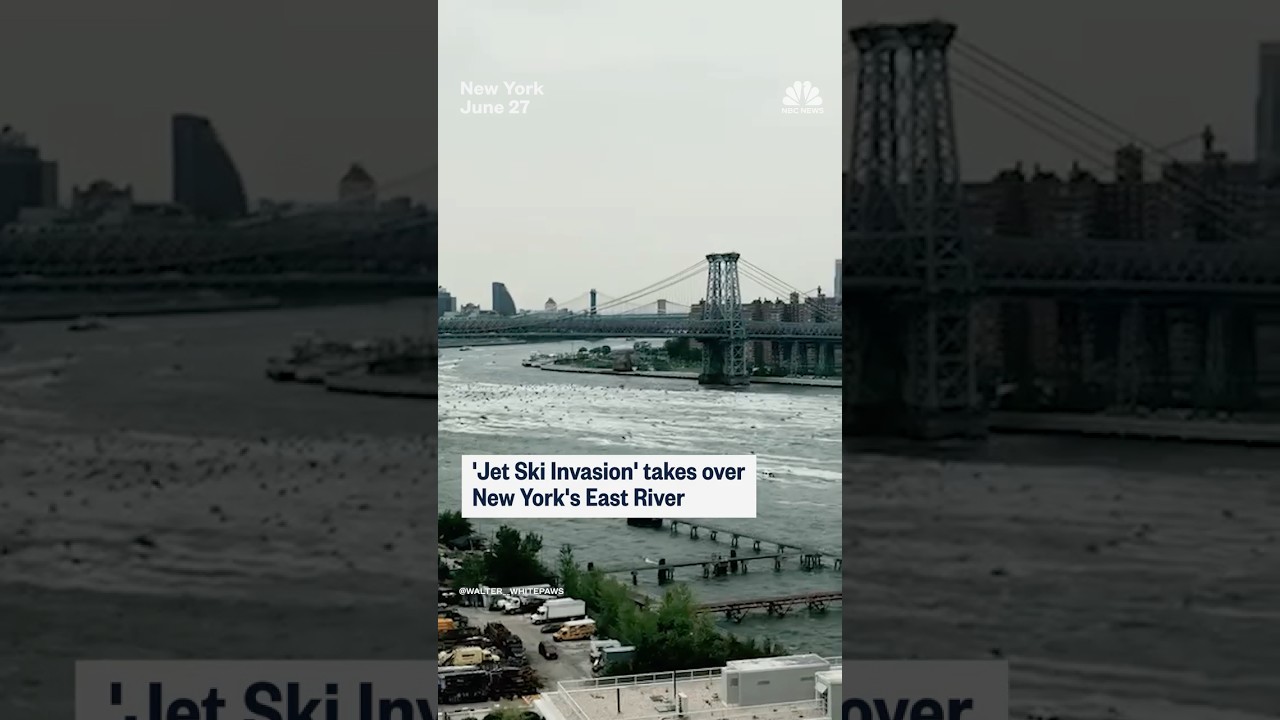‘Jet Ski Invasion’ takes over New York’s East River