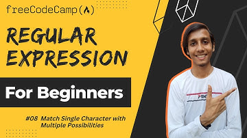 L08 - Match Single Character with Multiple Possibilities | Regular Expression | freecodecamp