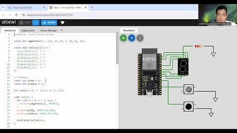 Contador Hexadecimal Up/Down con ESP32 y Display de 7 Segmentos | Castro Mendez Jhon Kevin