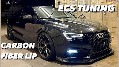 AUDI S5/A5 B8.5 | ECS TUNING CARBON FIBER FRONT LIP