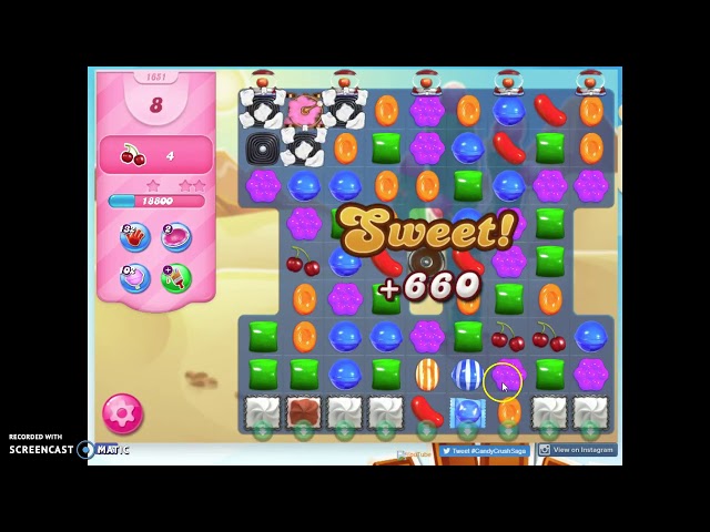 Candy crush 1651