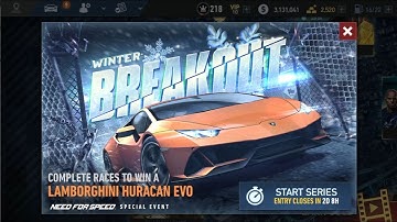 NfS: No Limits - Lamborghini Huracan Evo Day1 complete