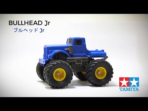 TAMIYA MINI 4WD MONSTER TRUCK BULLHEAD JUNIOR UNBOXING