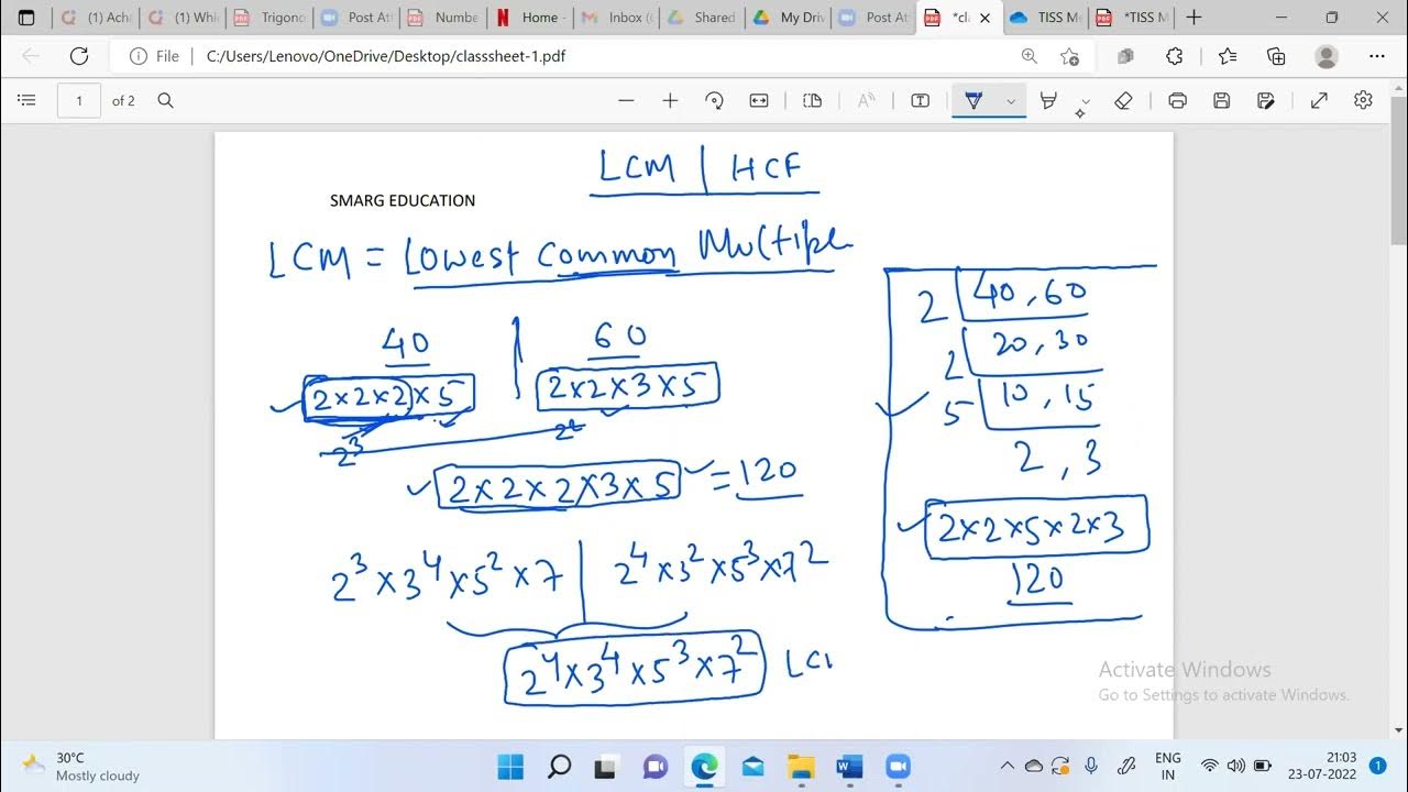 HCM and LCM Simplified - YouTube