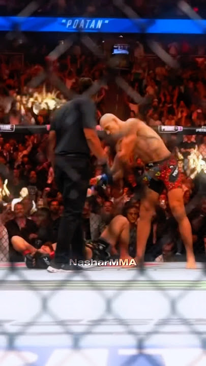Alex Pereira KNOCKS OUT Ankalaev 🗿🏆🏹 #alexpereira #ufc #ufc320 #mma #knockoutv #ko #viral #shorts