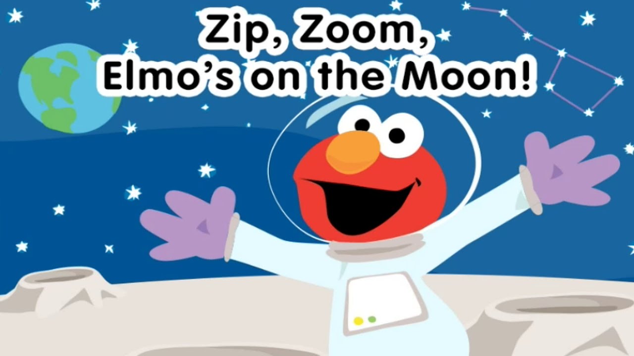 Sesame Street Reading Adventures Zip Zoom Elmo S On The Moon Youtube
